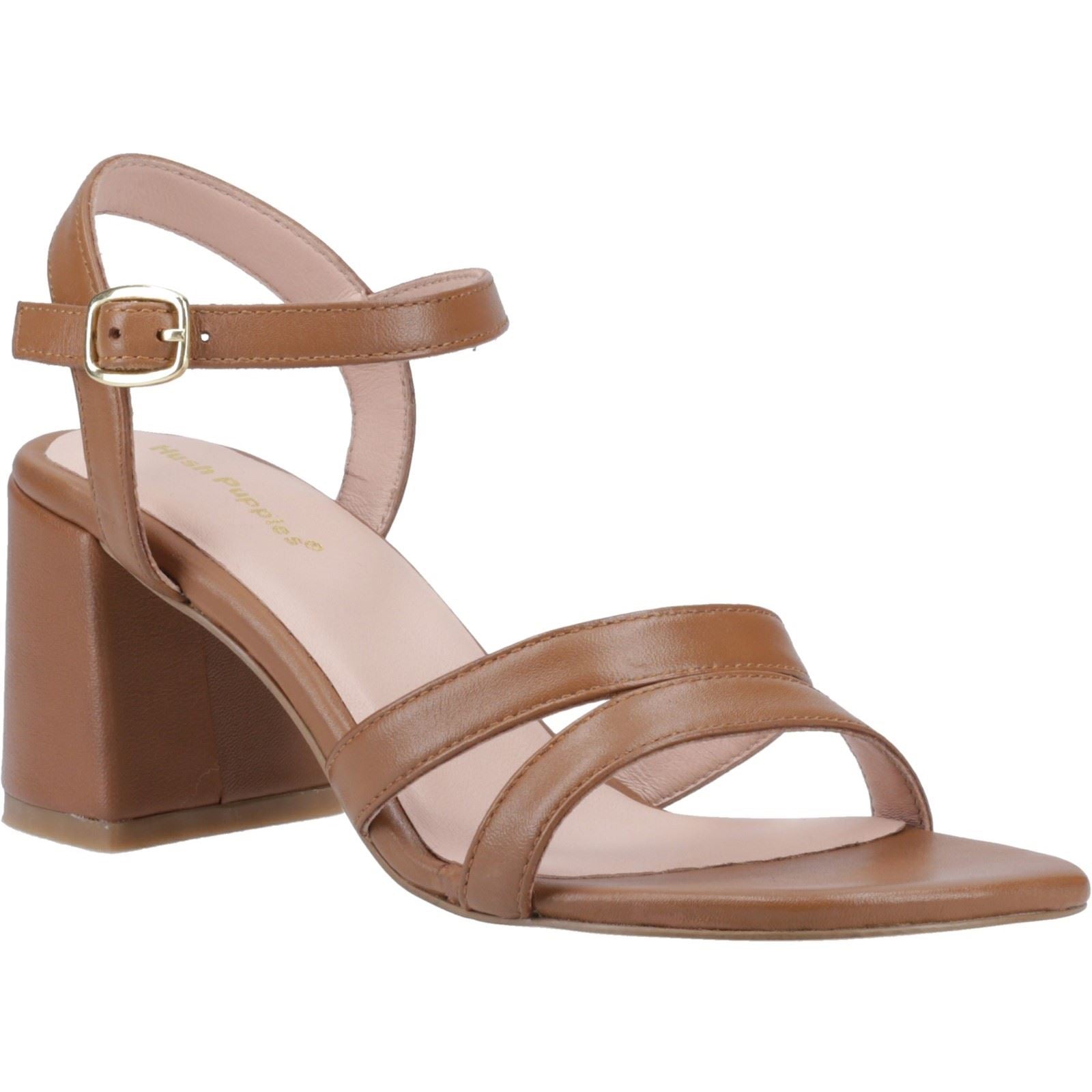 Hush Puppies Nalani Damen Sandalen aus Leder in Tan