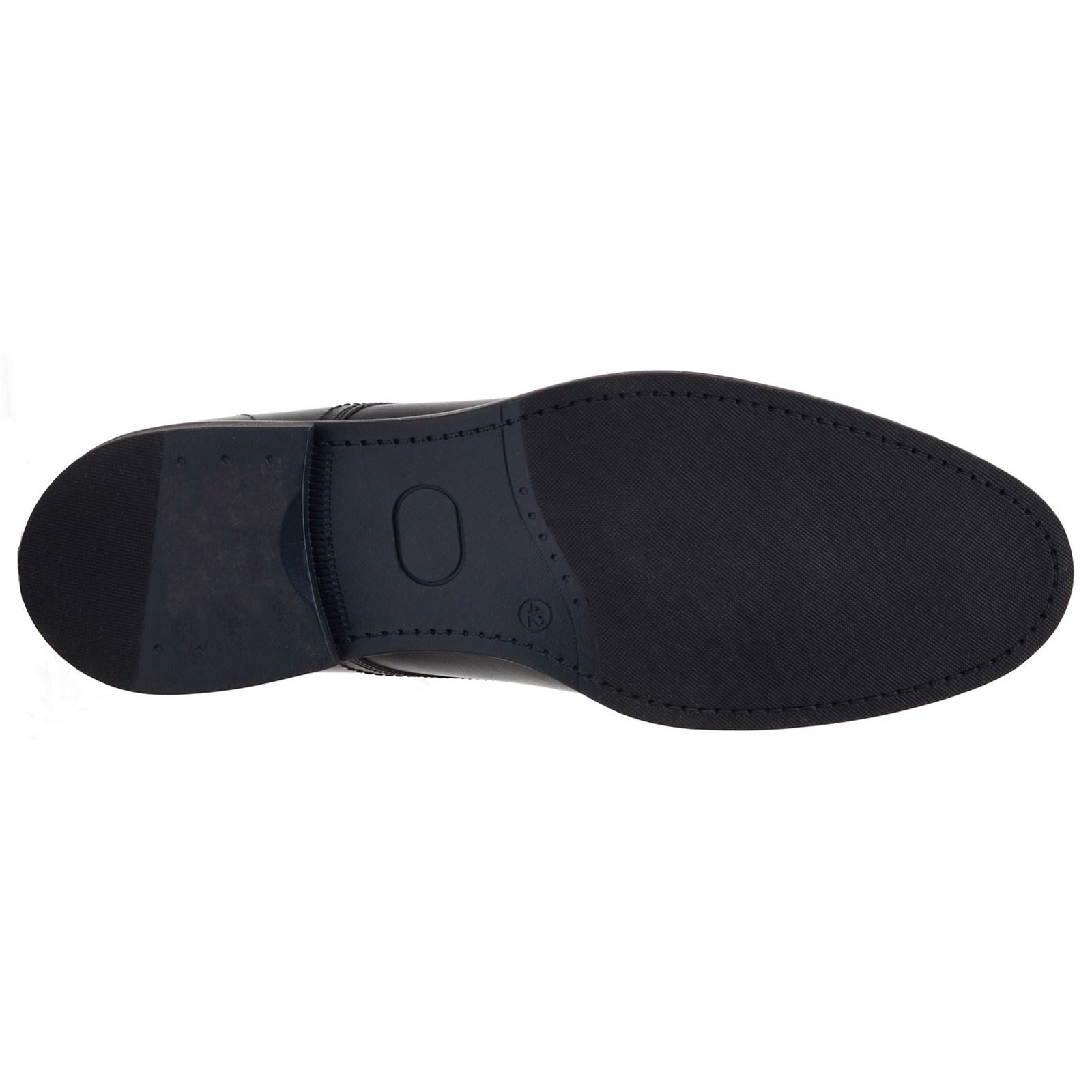 Base London Drake Waxy Herrenschuhe Aus Schwarzem Leder