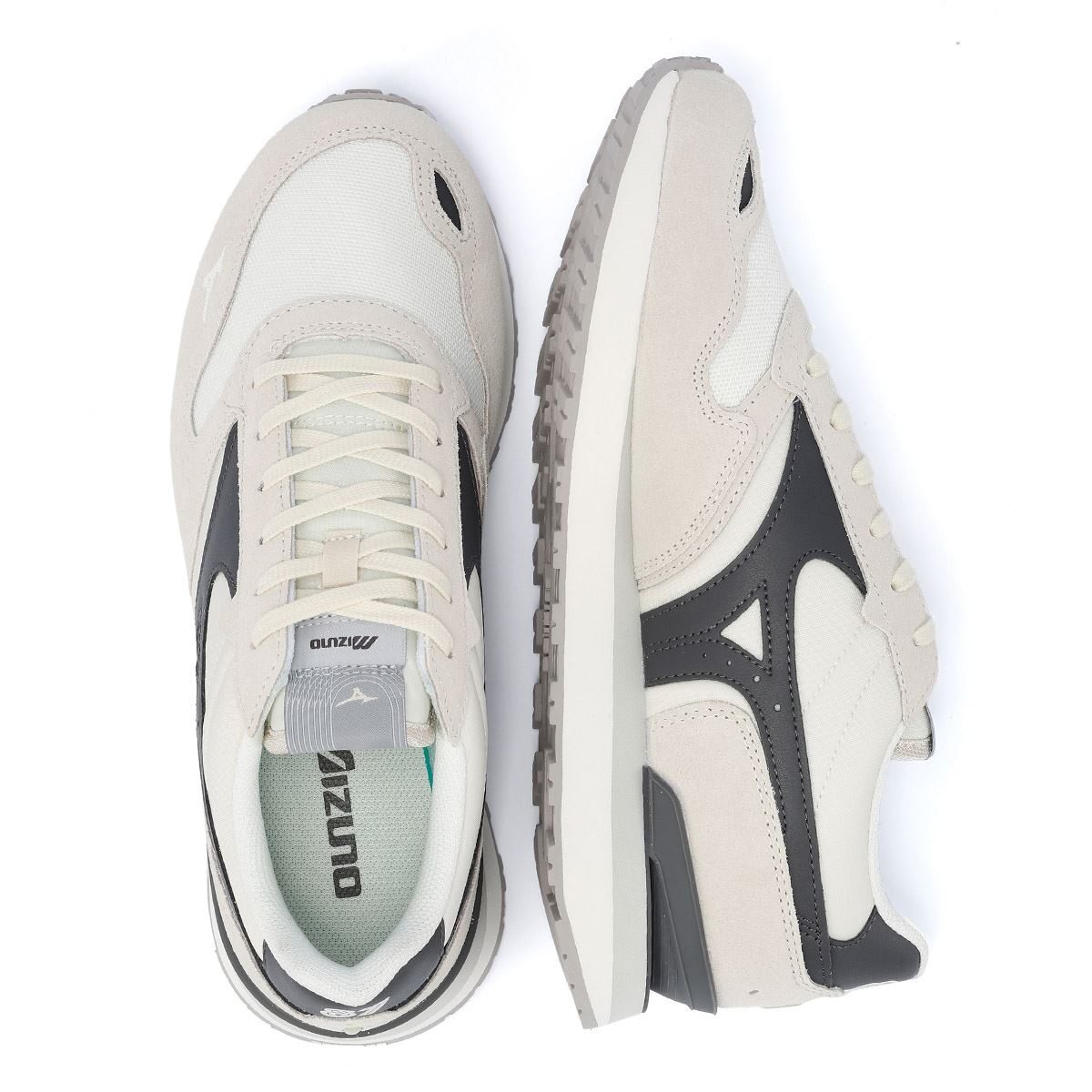 Mizuno RB87 Wildleder Weiße Turnschuhe