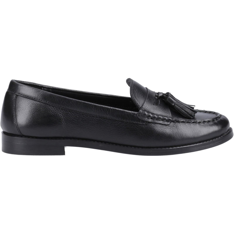 Hush Puppies Connie Damen Schwarze Farbe Lederloafer