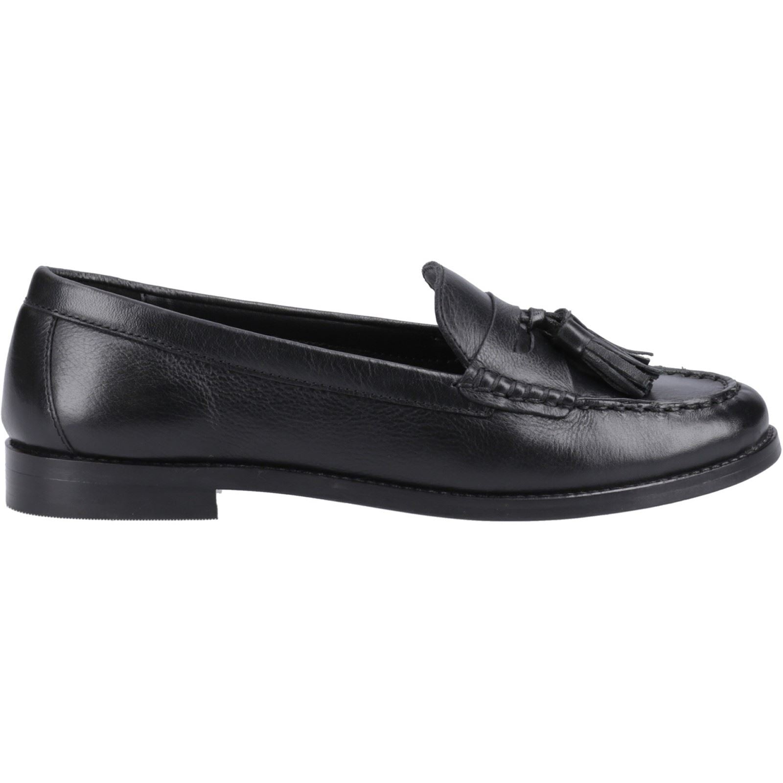 Hush Puppies Connie Damen Schwarze Farbe Lederloafer
