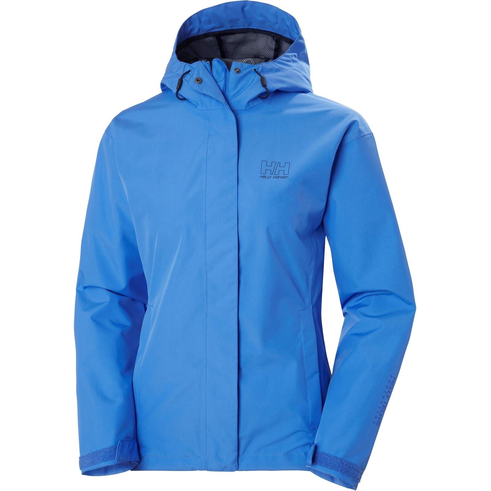 Helly Hansen Sport Seven J Damen Blaue Regenjacke