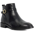 Dune Pemma Leder Damen Schwarze Stiefel
