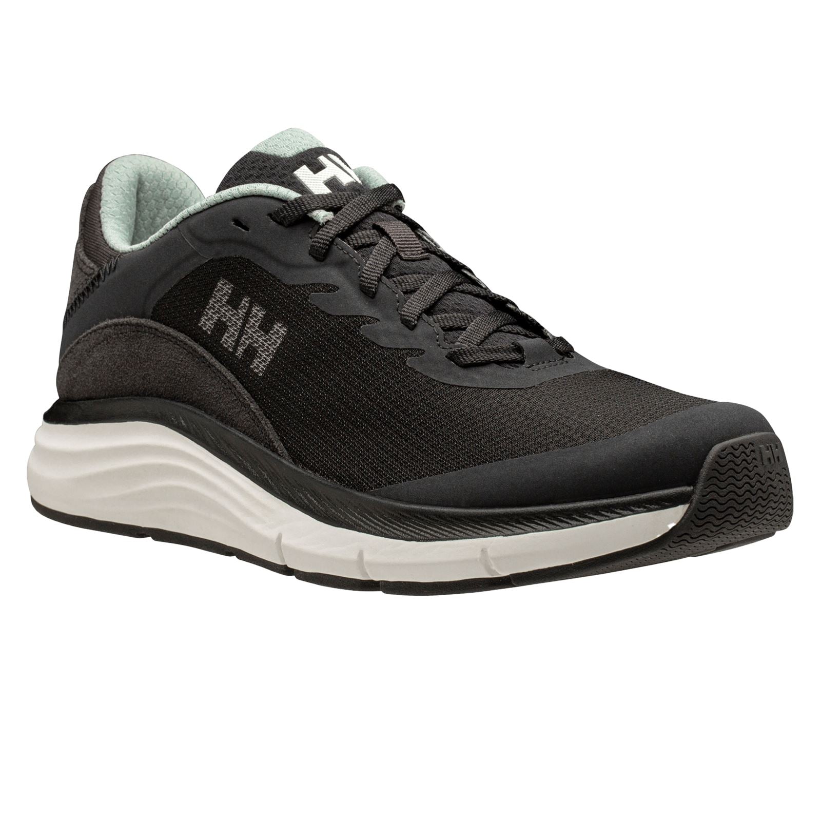 Helly Hansen Sport MARINE Baumwoll Damen Sneaker In Schwarz/Grün Mist