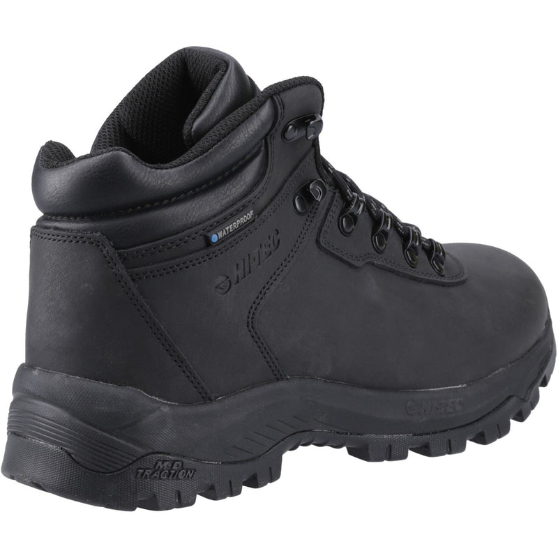 Hi-Tec Eurotrek Lite Waterproof Herren Wanderstiefel Aus Schwarzem Kunstleder