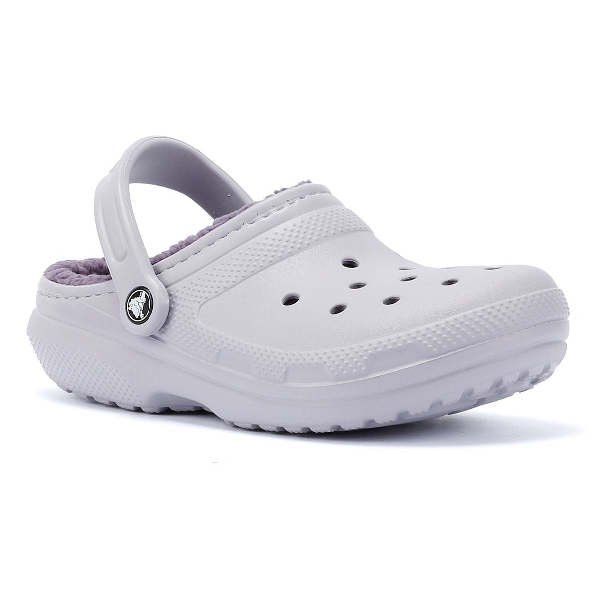 Crocs Classic Lined Damen Lila Sandalen