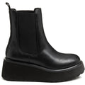 Rocket Dog Heyday Damen Stiefeletten aus schwarzem Polyurethan