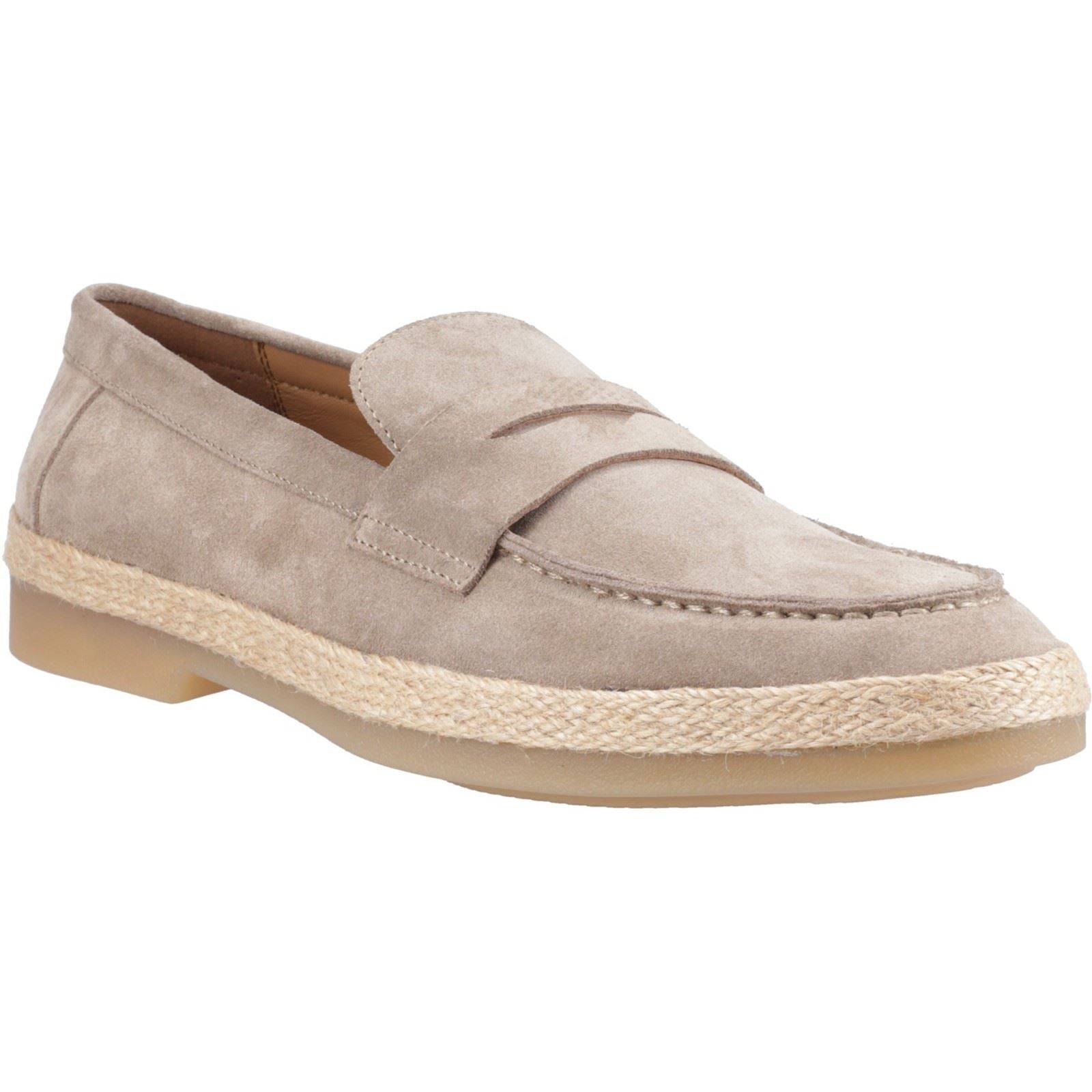 Hush Puppies Laurence Herrenloafer Aus Wildleder In Taupe