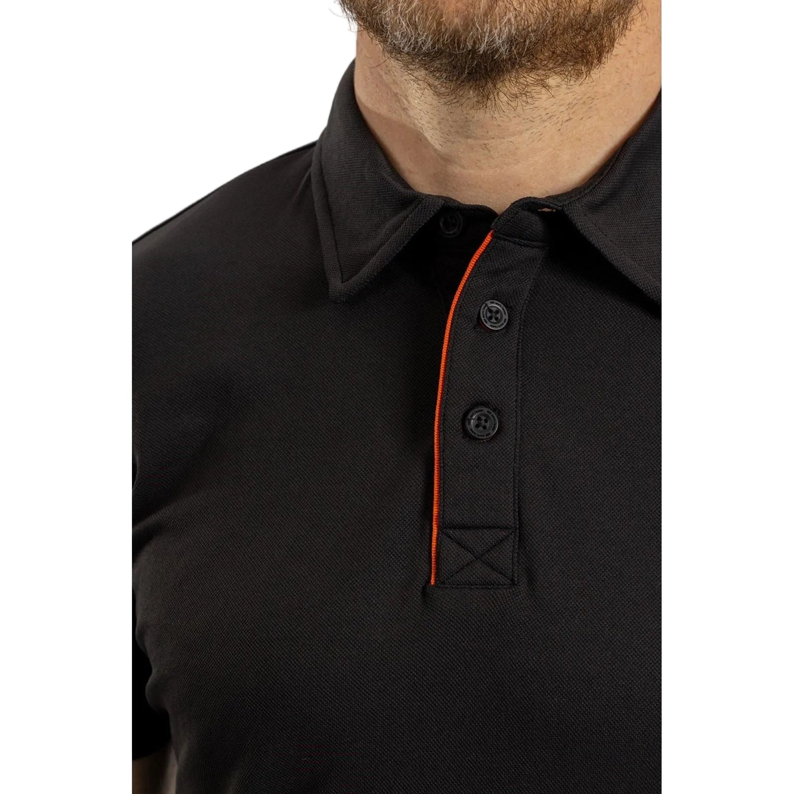 Helly Hansen Workwear Kensington Tech Herren Schwarze Farbes Polo-Shirt