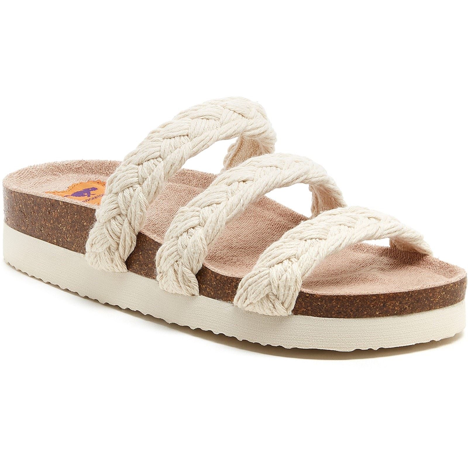 Rocket Dog Ashley String Braid Baumwoll Damen Natural Sandalen