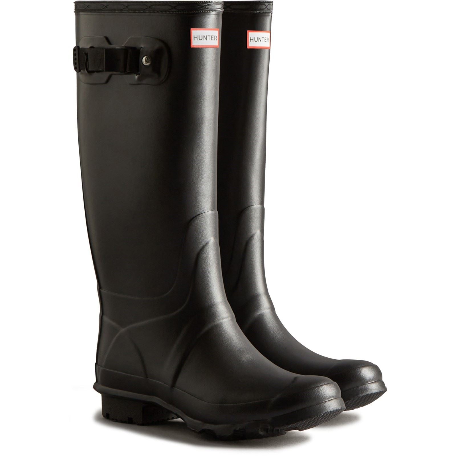 Hunter Huntress Wide Gummistiefel Für Damen In Schwarz