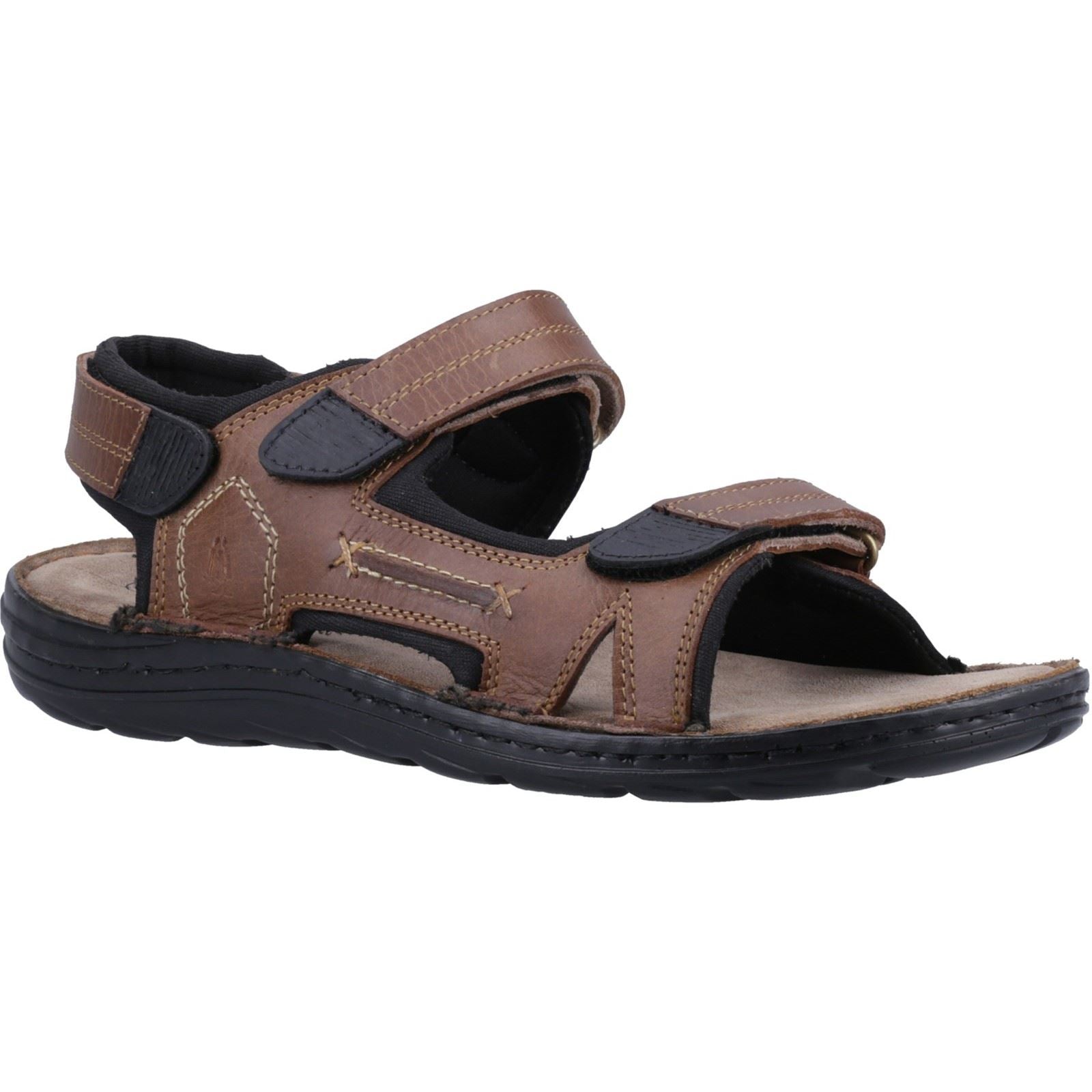 Hush Puppies Alistair Herren Sandalen Aus Braunem Leder