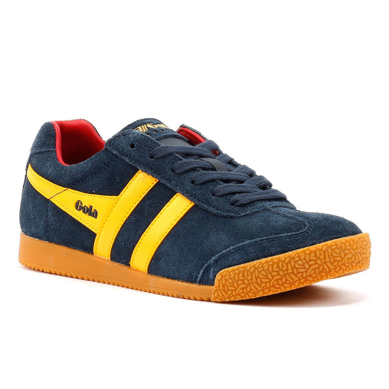 Gola Harrier Damen Wildleder Sneaker In Blau