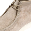 Clarks Originals Wallabee Combi Wildleder Herren Stiefel In Grau
