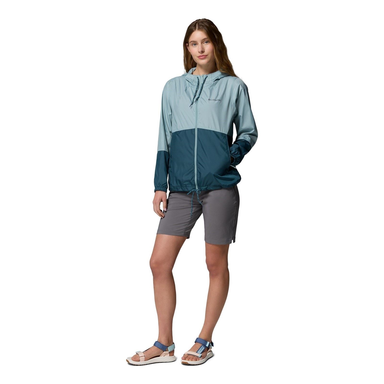 Columbia Flash Forward II Damenblaue Windbreaker-Jacken