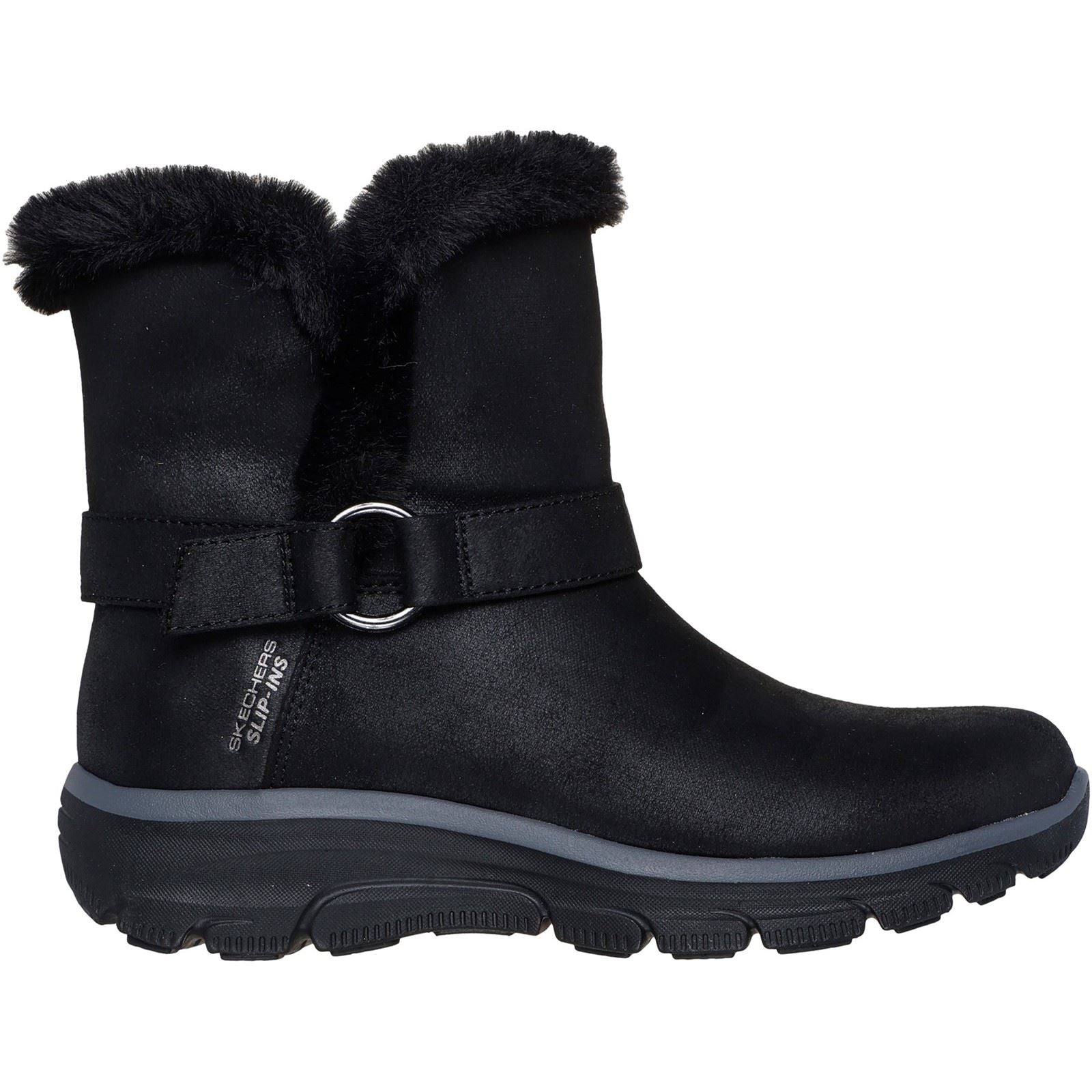 Skechers Easy Going Dreamers Move Textile Damen Schwarze Farbe Stiefel