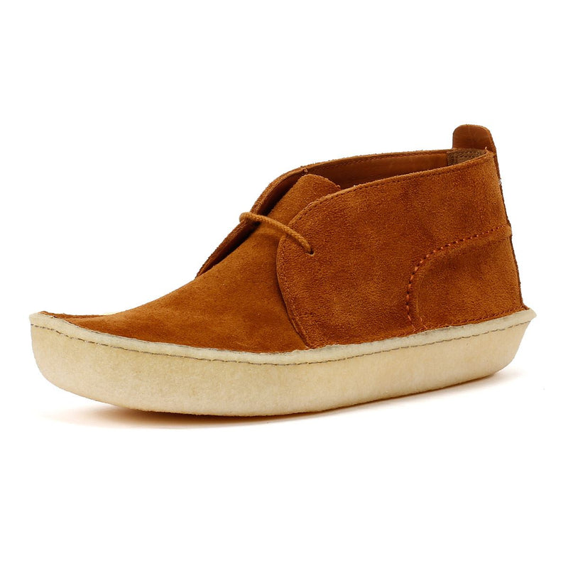 Clarks Originals Desert Rain Herren Wildleder Stiefel In Braun