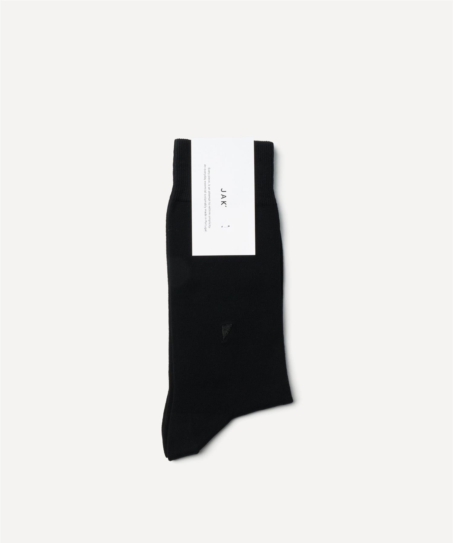 JAK Baumwolle Schwarze Farbe Kniestrümpfe