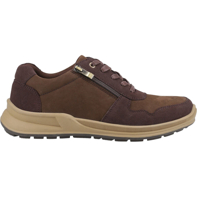Hush Puppies Alexander Herren Schnürschuhe Aus Braunem Leder