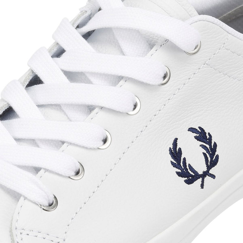 Fred Perry Baseline Leder Herren Weiße Sneakers