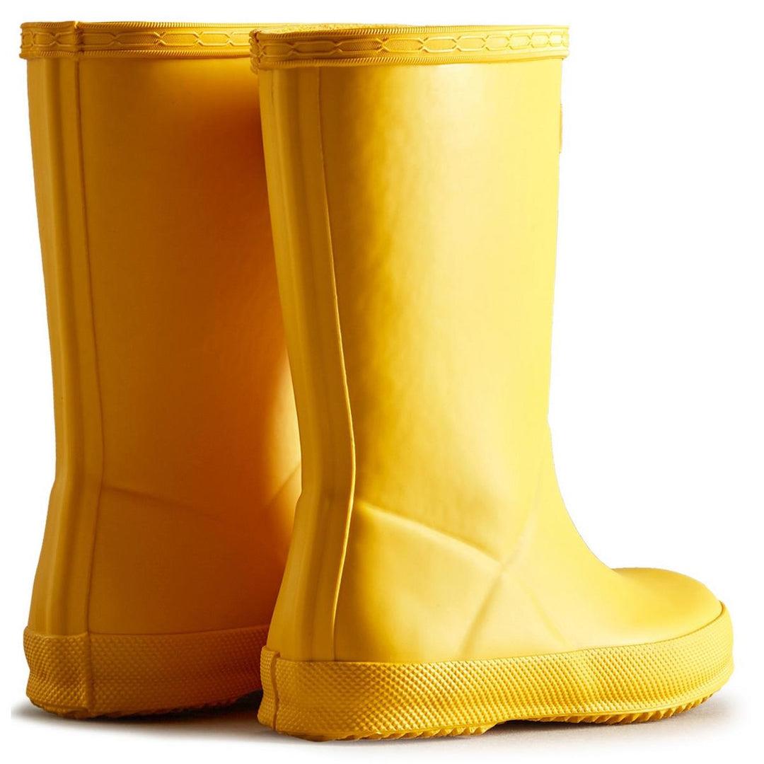 Hunter Kids First Gummi Unisex Kinder Gelbe Gummistiefel