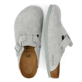 Birkenstock Boston Suede Graue Clogs