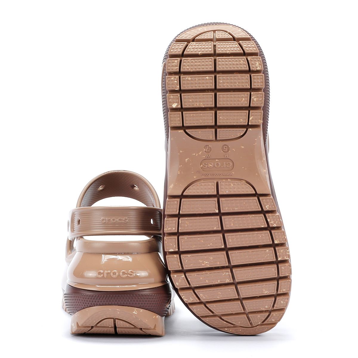 Crocs Mega Crush Latte Sandalen