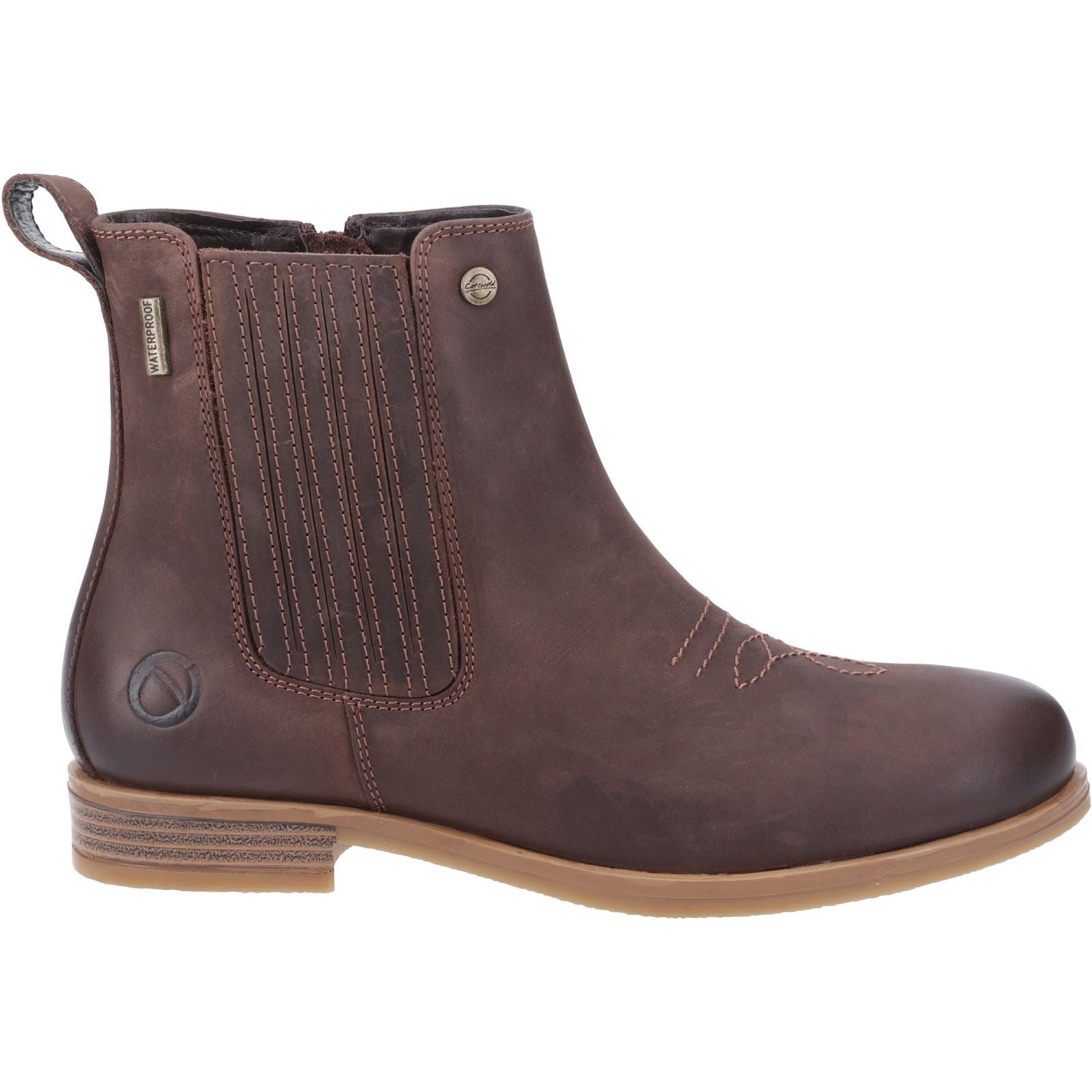 Cotswold Didbrook Damenstiefel Aus Braunem Leder