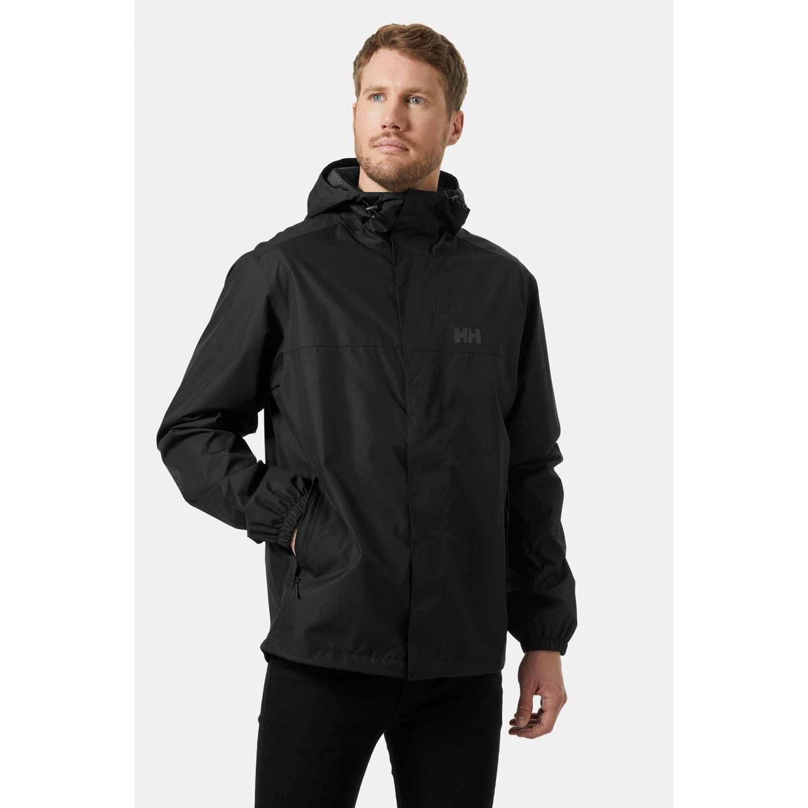 Helly Hansen Sport Vancouver Rain Jacket Herren Schwarze Farbe Regenjacke