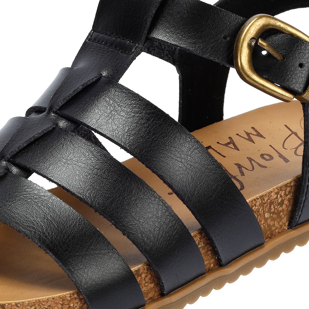 Blowfish Malibu Fillip Dyecut Damen Schwarze Sandalen