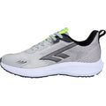Hi-Tec Santorini Polyester Herren Sneaker In Cool Grey/Schwarz/Acid Lime