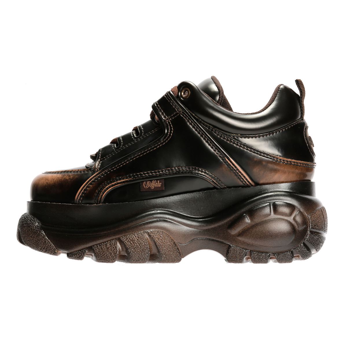 Buffalo 1339-14 Vegan Frauen Braune Sneakers