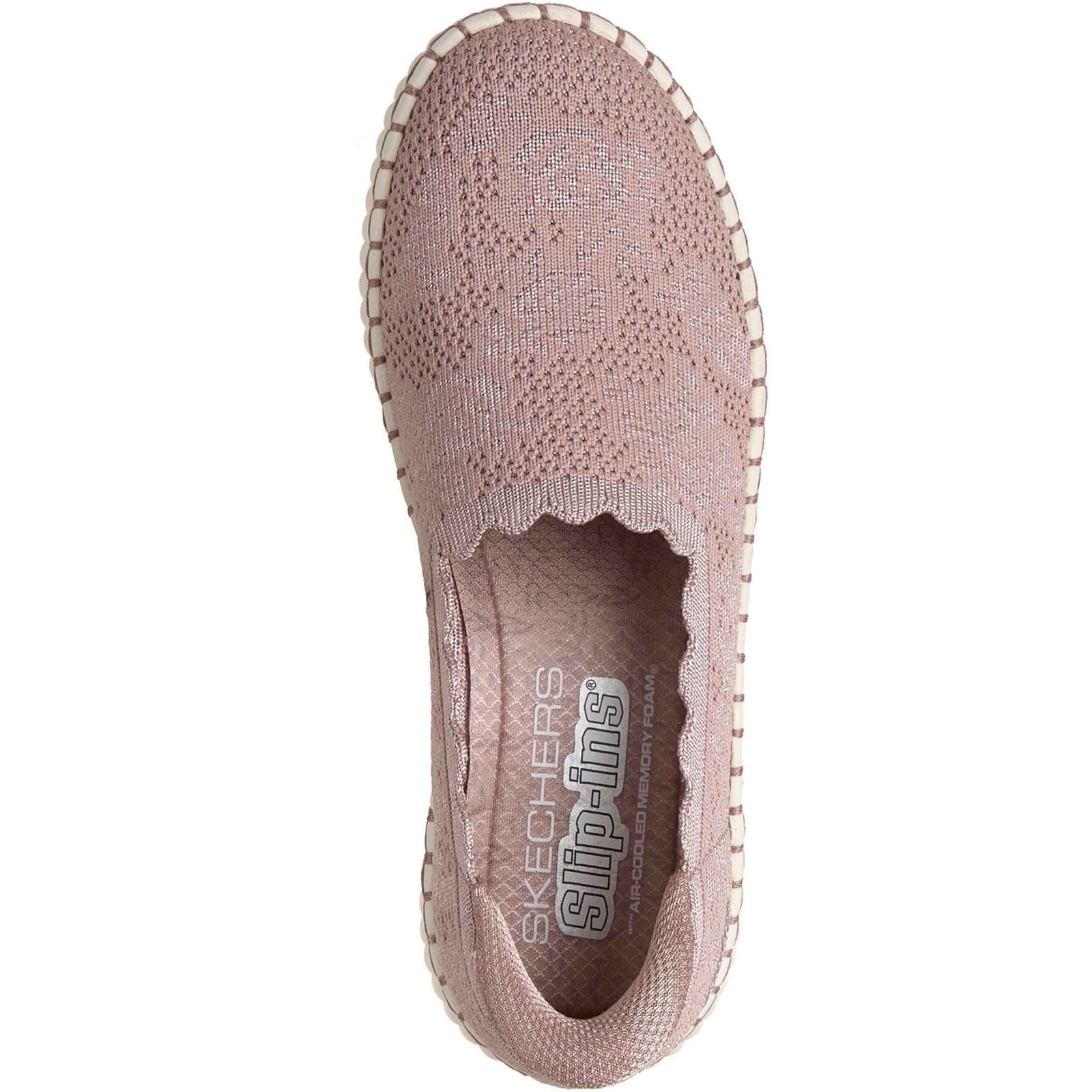 Skechers Wilshire Boulevard Polyester Damen Mauve Sneakers