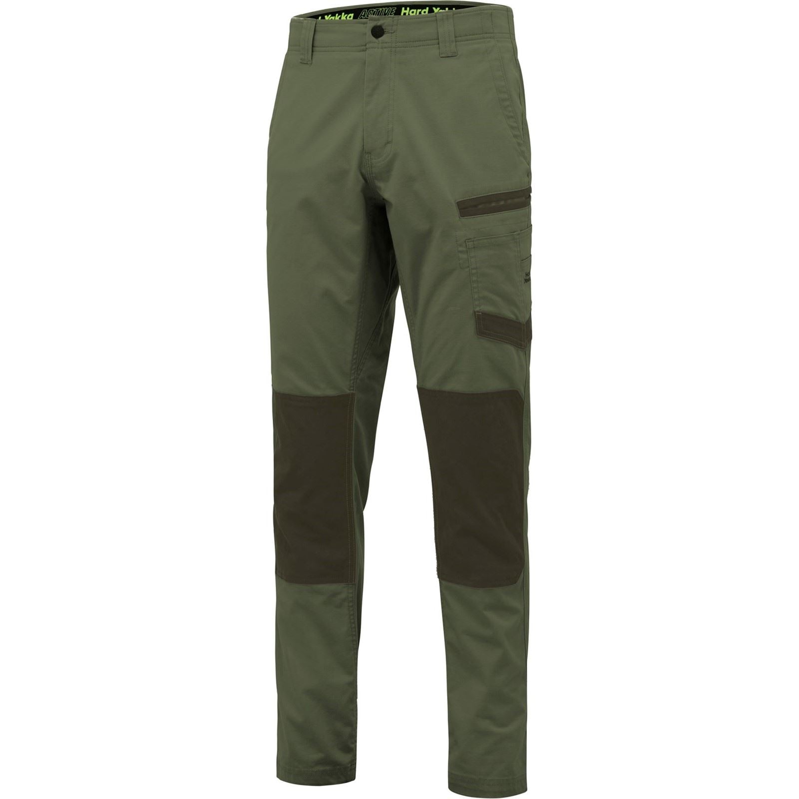 Hard Yakka Raptor Active Baumwoll Herren Grün Outdoor Hosen