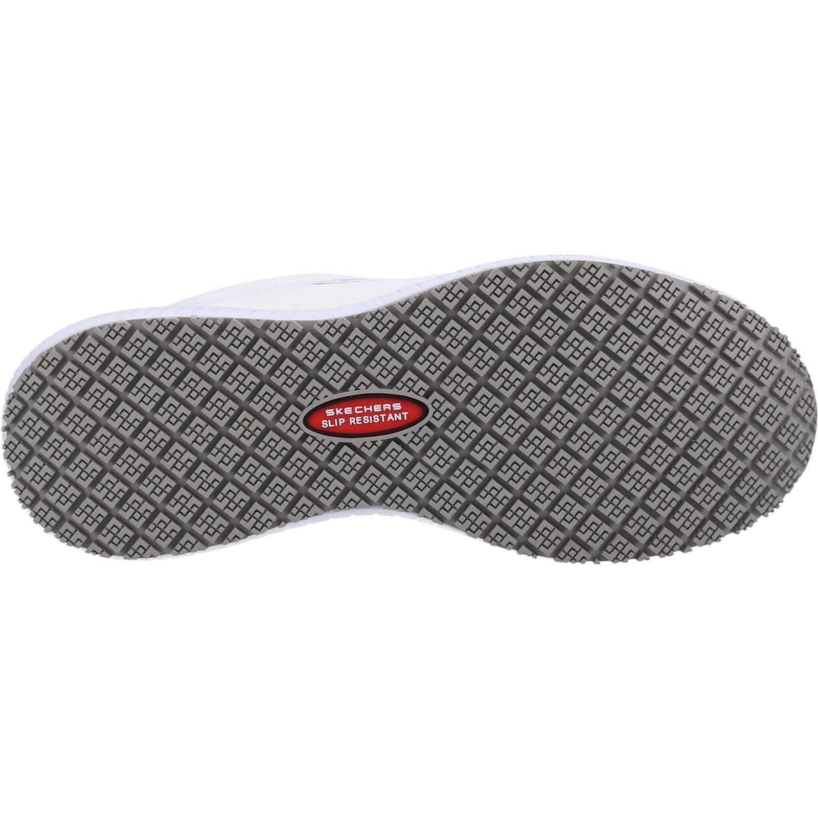Skechers Workwear Squad SR Textile Damen Weiße Sicherheitssneaker