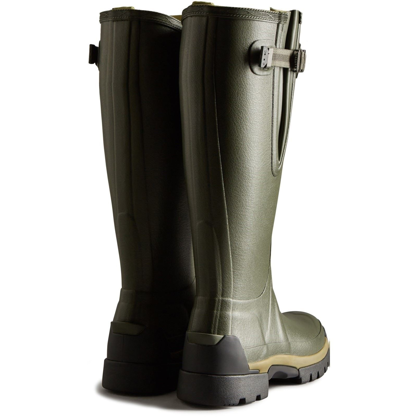Hunter Balmoral Adjustable Dunkelolive Gummistiefel Für Damen