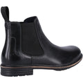 Hush Puppies Justin Chelsea Schwarze Farbe Herrenlederstiefel