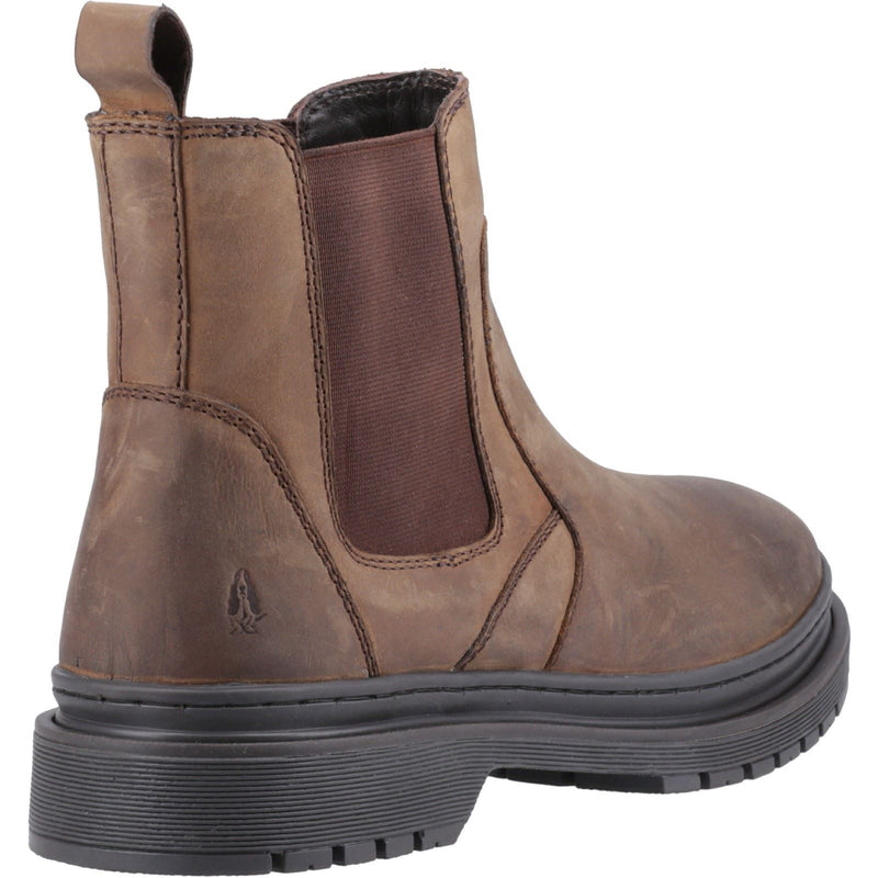 Hush Puppies Jamie Leder Herren Stiefel Braun