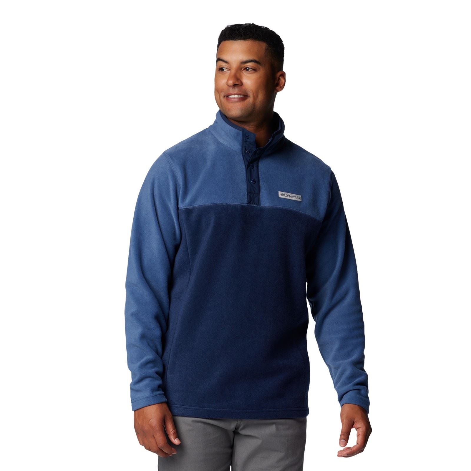 Columbia Steens Mountain Half Snap II Herren Blaue Fleecejacke