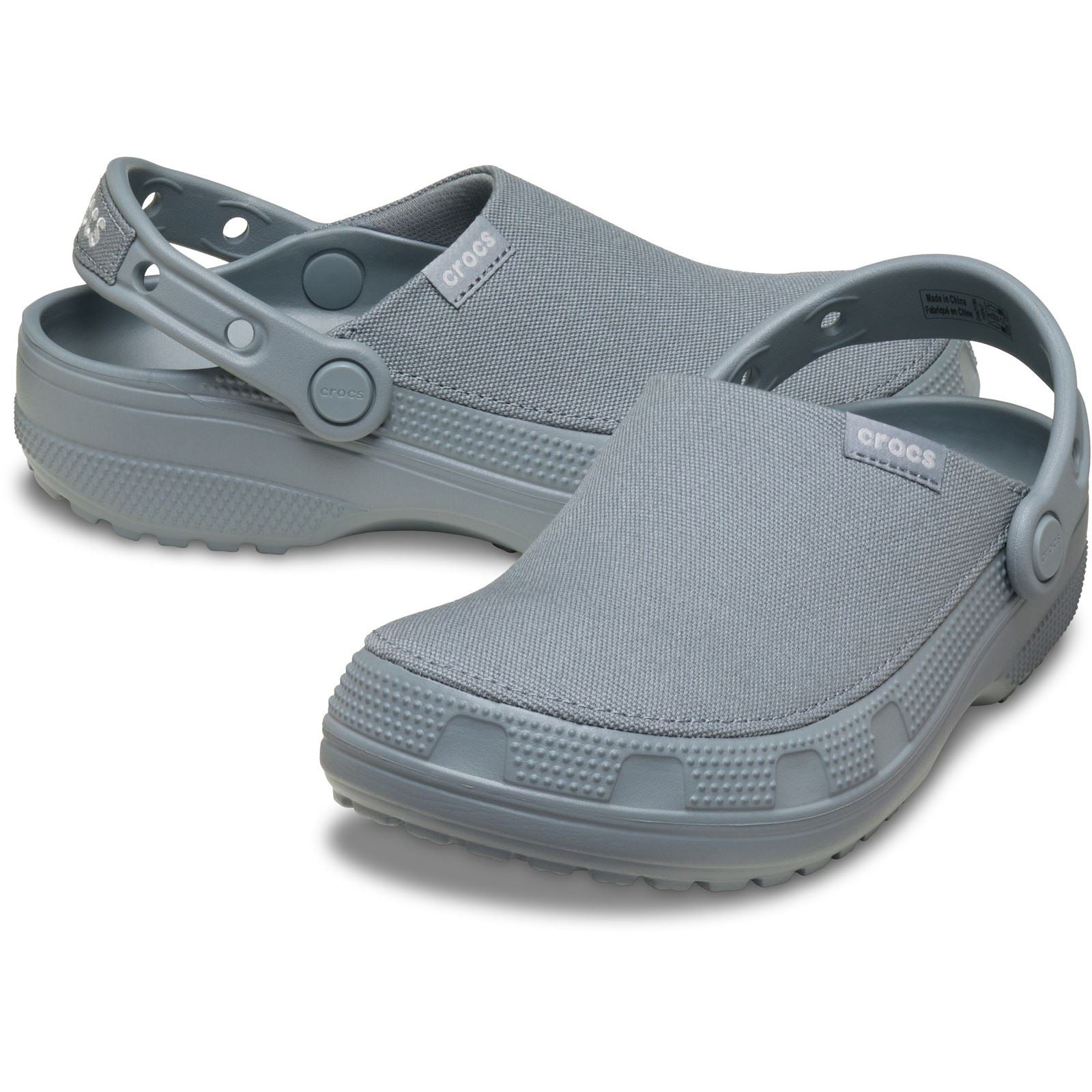 Crocs Classic Crafted Textil Damen Beton Clogs