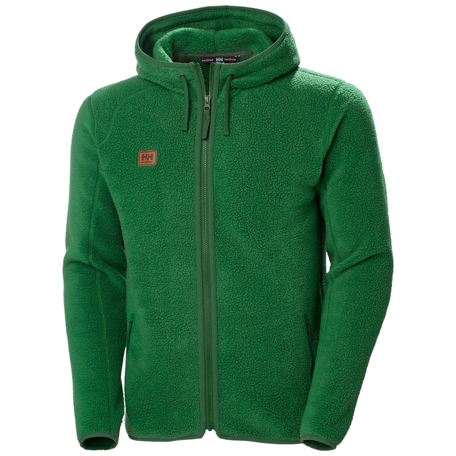 Helly Hansen Workwear Heritage Pile Hoodie Herren Grüne Fleecejacke