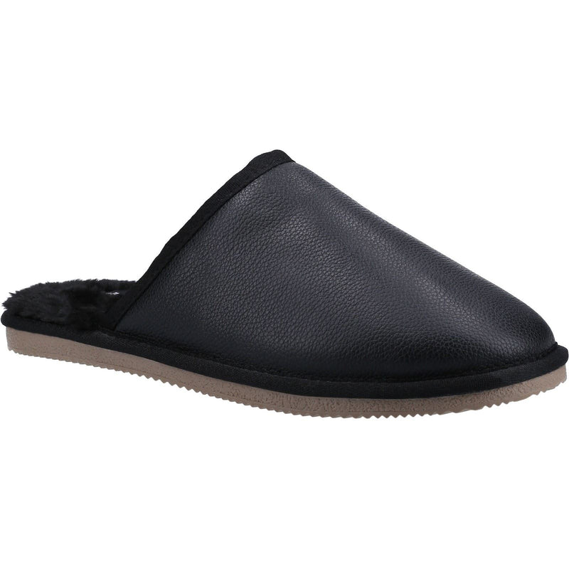 Hush Puppies Coady Wildleder-Hausschuhe Für Herren In Schwarz