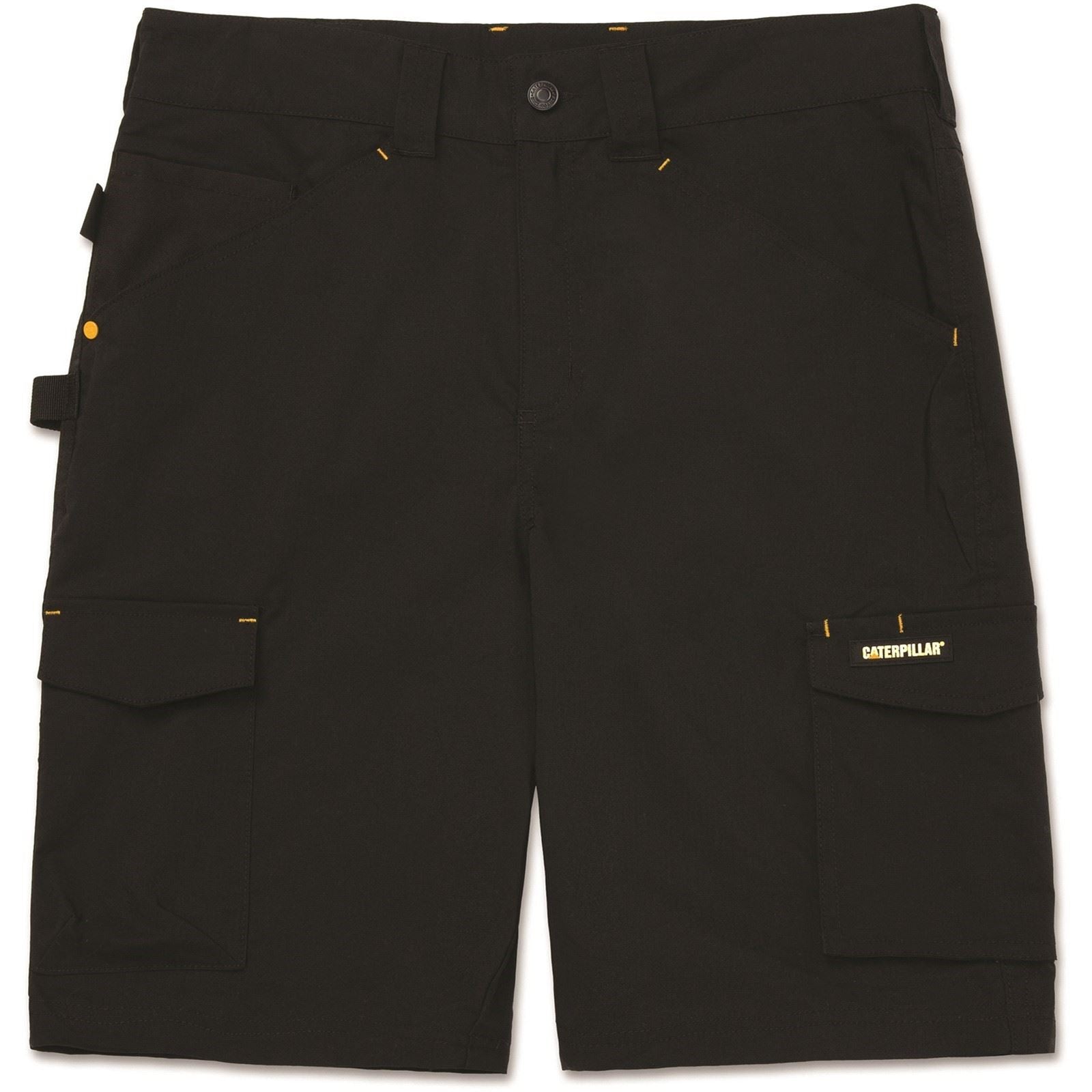 Caterpillar Nexus Stretch Baumwoll Arbeits Shorts Für Herren In Schwarz