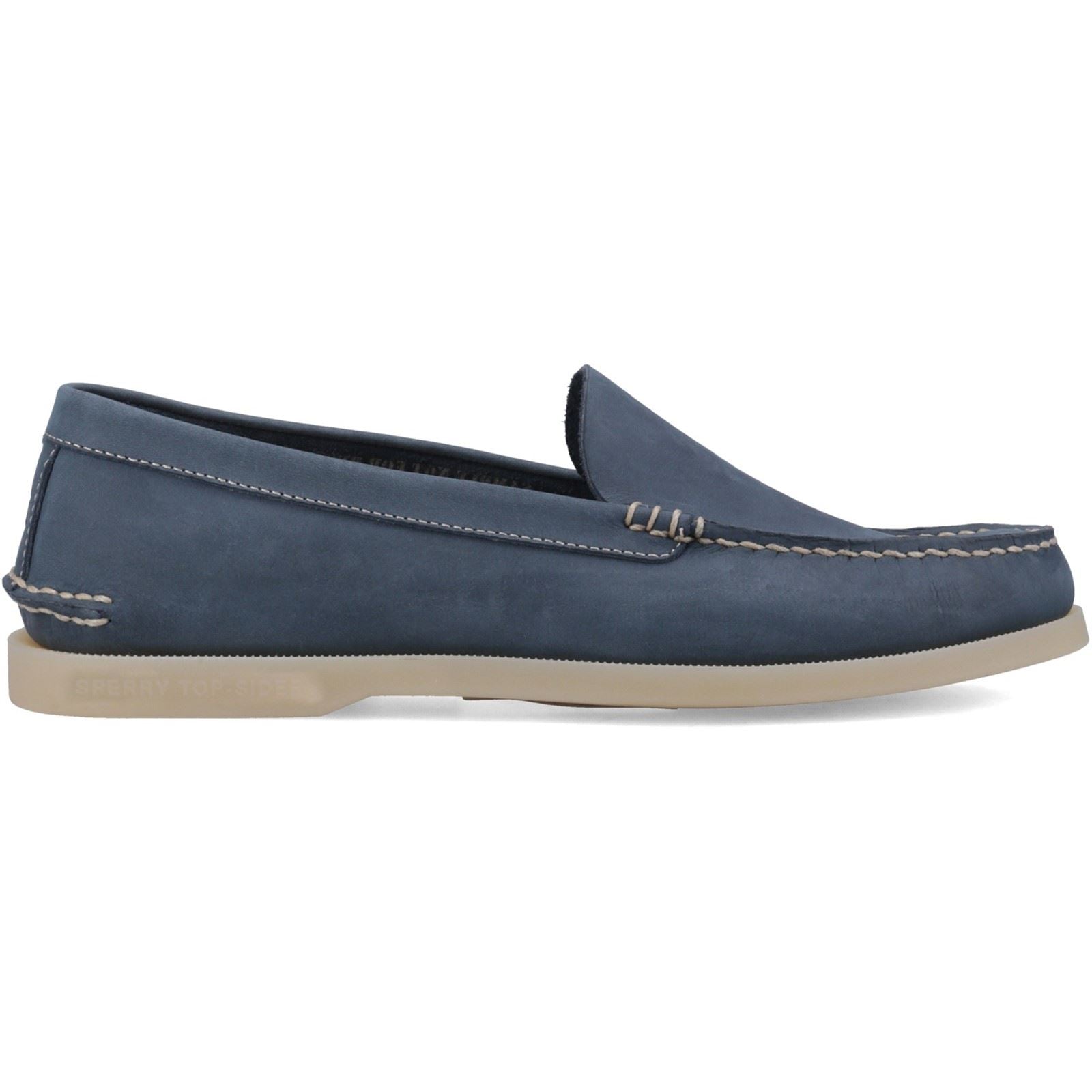 Sperry Authentic Venetian Leder Herren Marineblaue Freizeitschuhe
