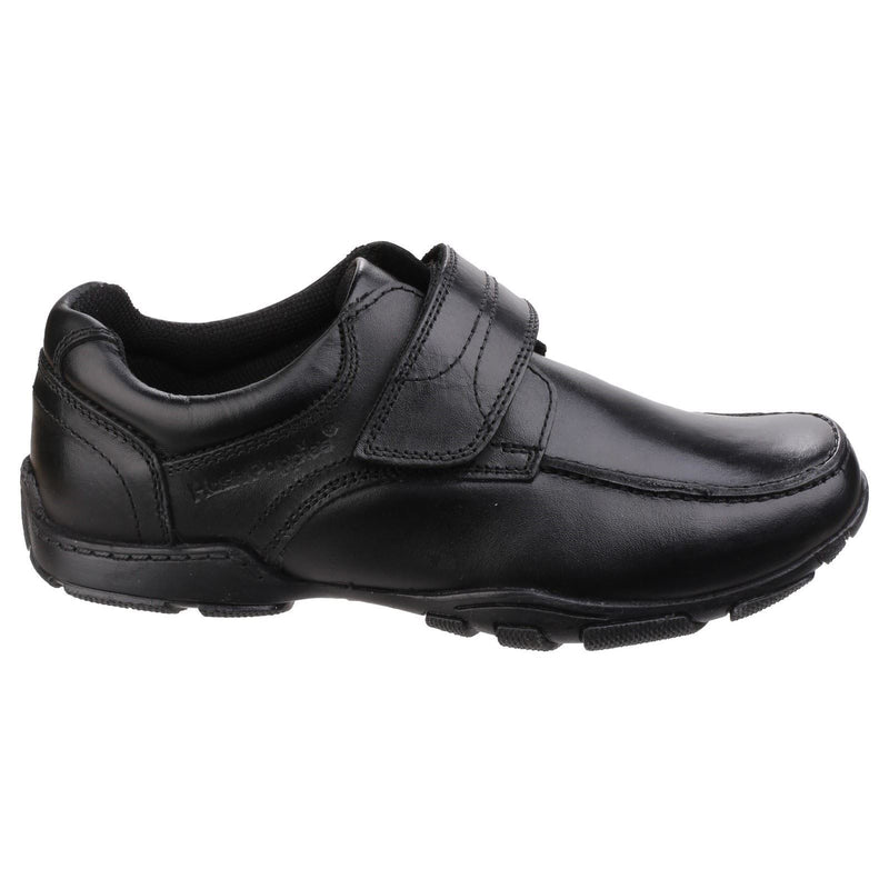 Hush Puppies Freddy 2 Senior Lederschuhe Für Jungen In Schwarz