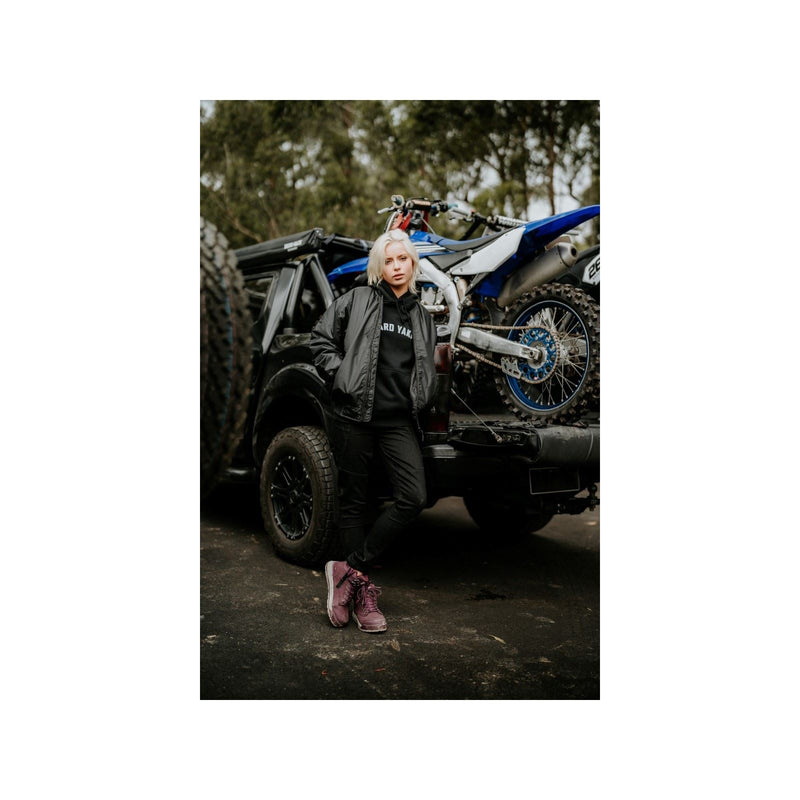 Hard Yakka Dreitausendsechsundfünfzig Spitzenleder Damen Shiraz Sicherheitsschuhe