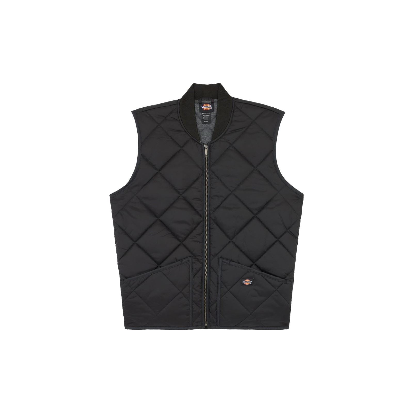Dickies Diamond Quilted Vest Herren Schwarze Westen