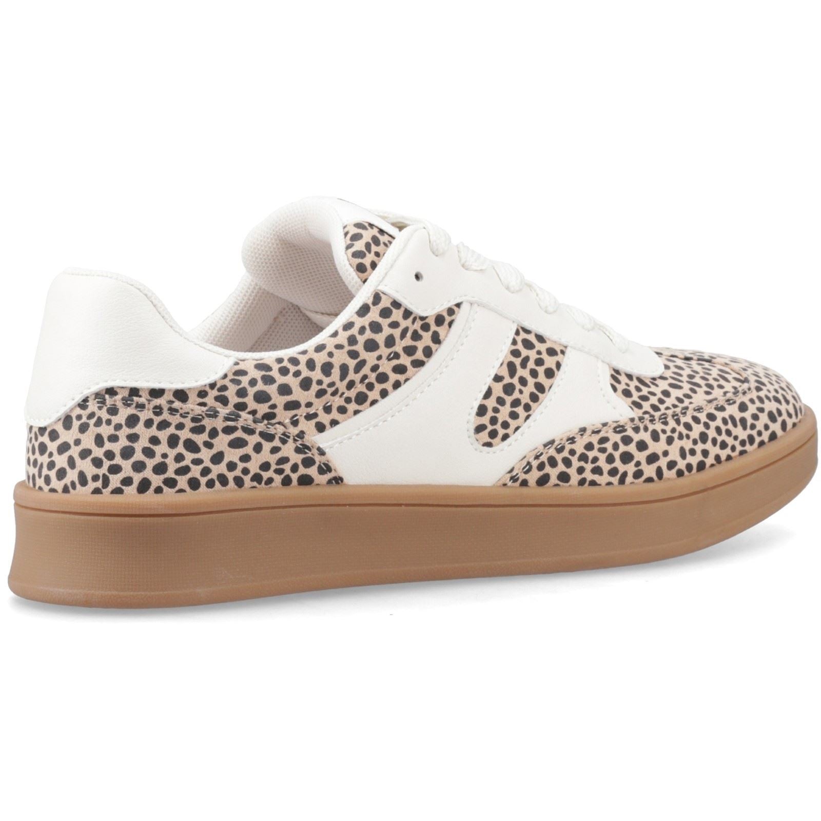 Hush Puppies Maura Textile Textile Damen Geparden Sneakers