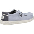 HEYDUDE Wally Coastline Stoff Herren Bootsschuhe In Steingrau