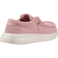 HEYDUDE Wendy COMF Suede Damen Mokassins Aus Leder In Rosé Pink/Whisper Pink